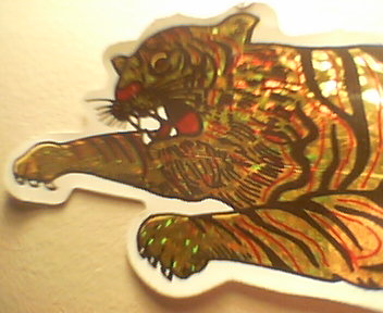 tiger sticker